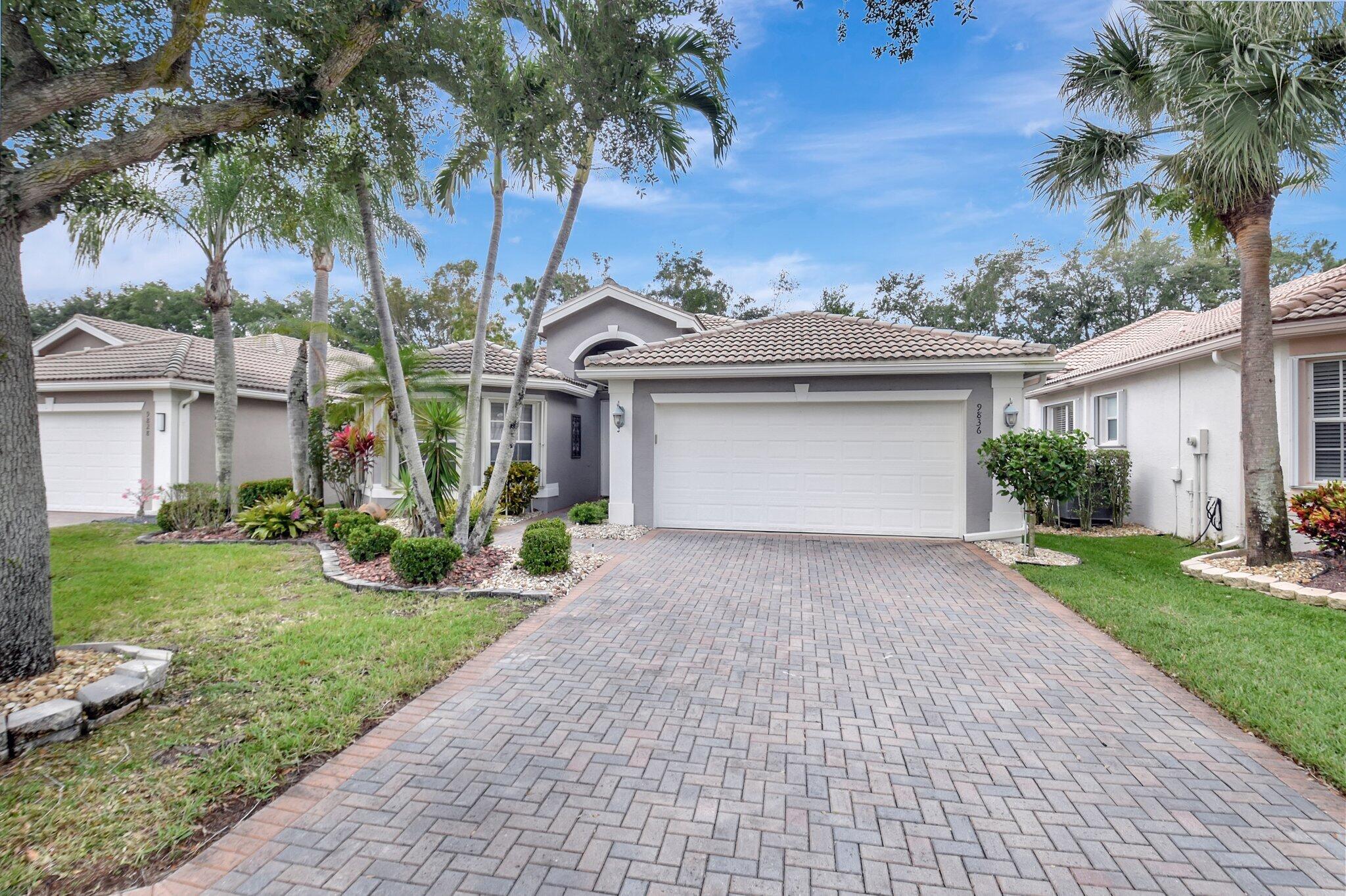 Property for Sale at 9836 Tallyrand Drive, Lake Worth, Palm Beach County, Florida - Bedrooms: 3 
Bathrooms: 2  - $450,000