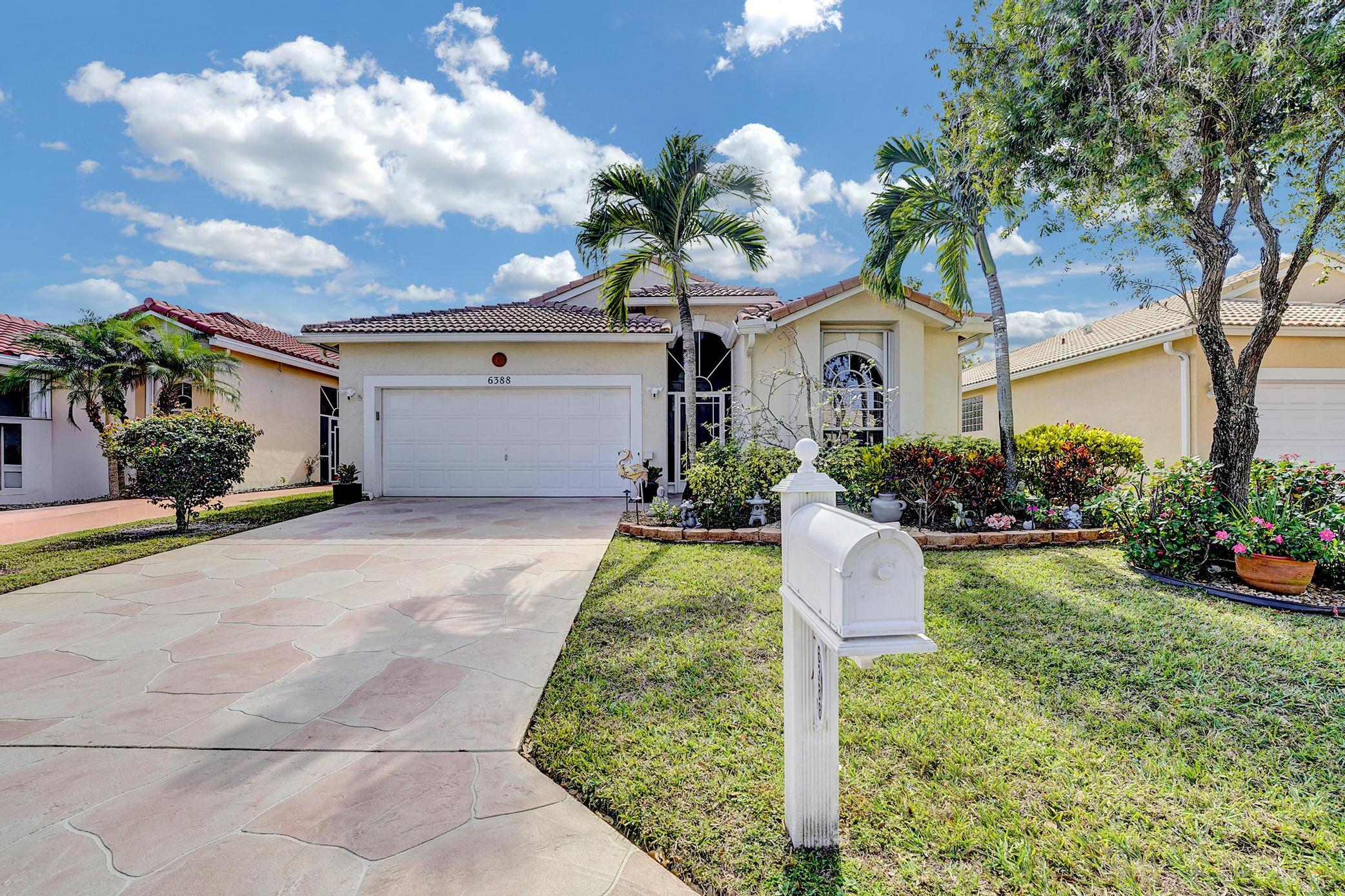 Property for Sale at 6388 Hamilton Court, Boynton Beach, Palm Beach County, Florida - Bedrooms: 3 
Bathrooms: 2  - $529,000