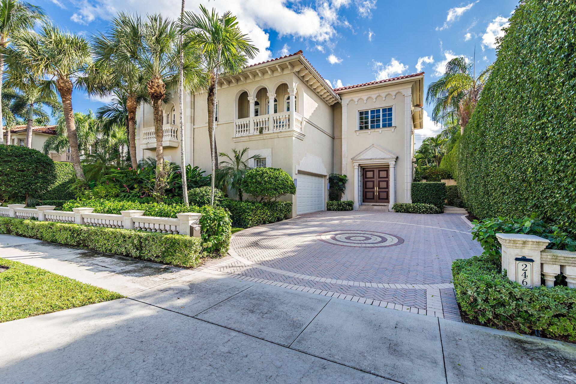 Photo 1 of 246 Everglade Avenue, Palm Beach, Florida, $8,250,000, Web #: 10759987