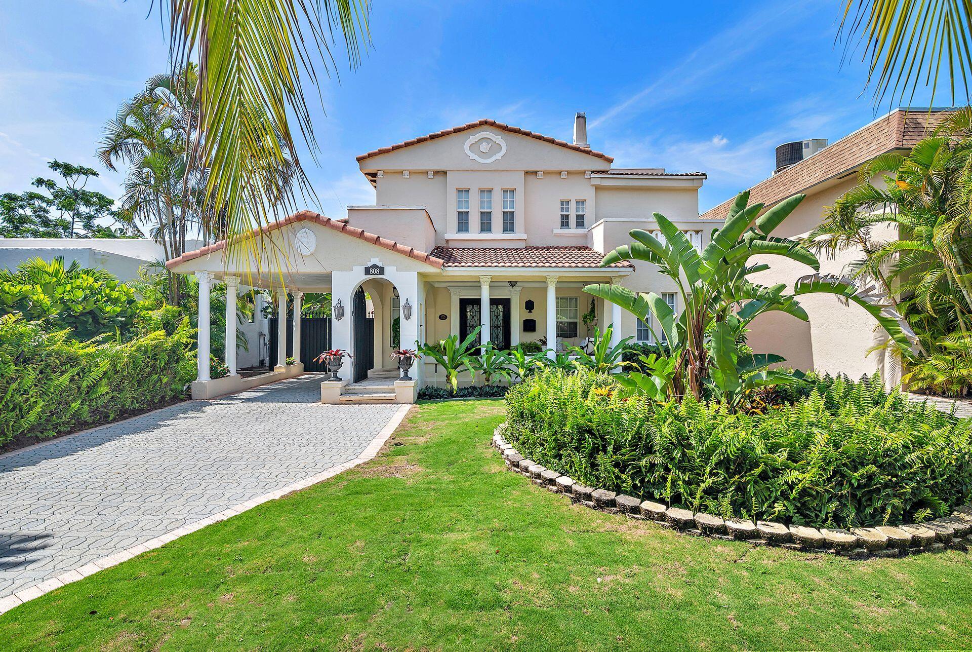 Photo 1 of 808 Park Place, West Palm Beach, Florida, $1,850,000, Web #: 10836715