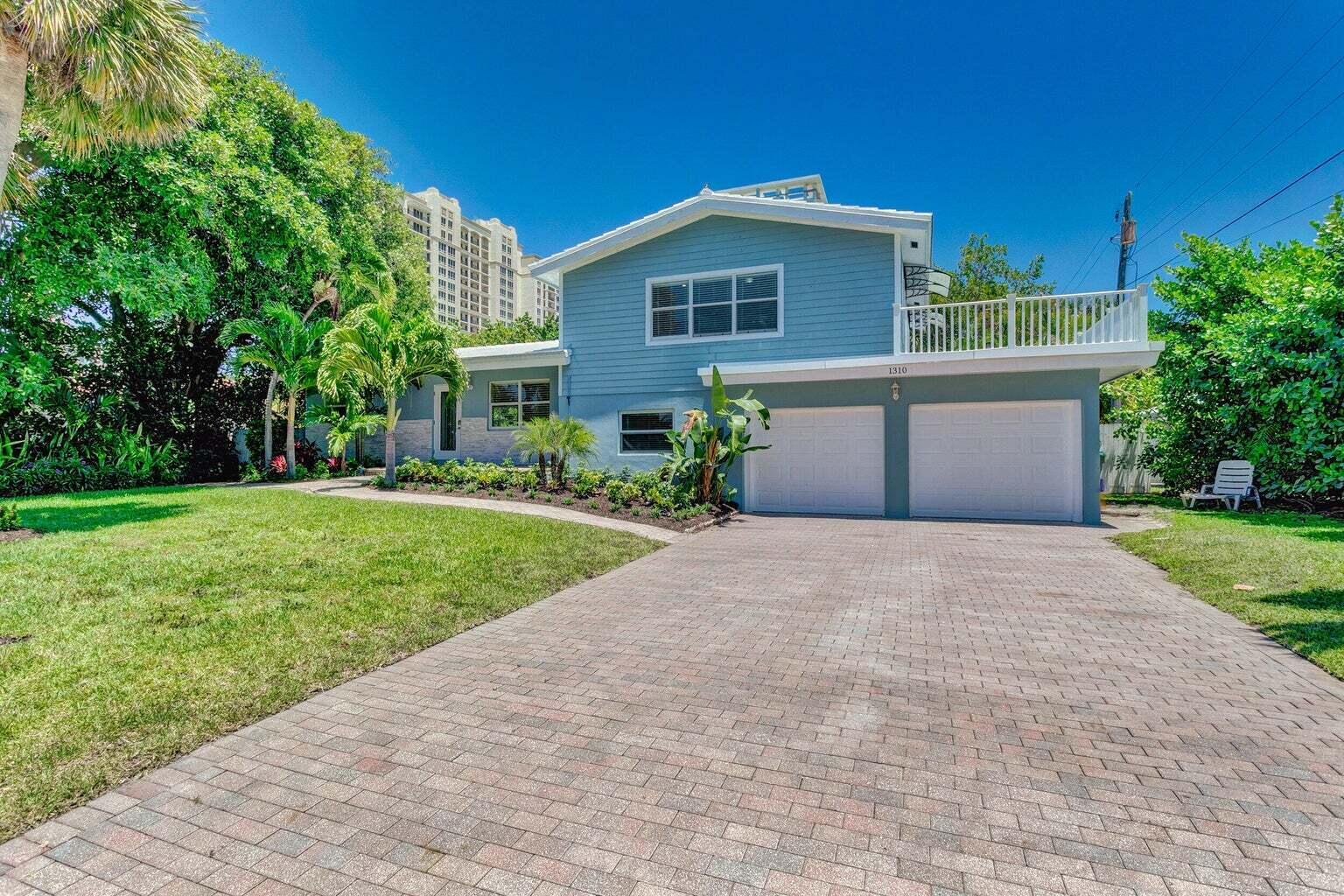 Property for Sale at 1310 Manor Drive, Singer Island, Palm Beach County, Florida - Bedrooms: 3 
Bathrooms: 3  - $1,225,000