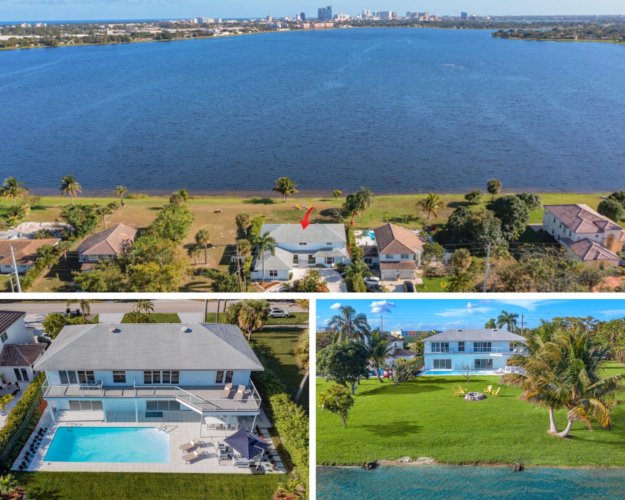 Property for Sale at 3718 N Shore Drive, West Palm Beach, Palm Beach County, Florida - Bedrooms: 6 
Bathrooms: 4  - $2,150,000