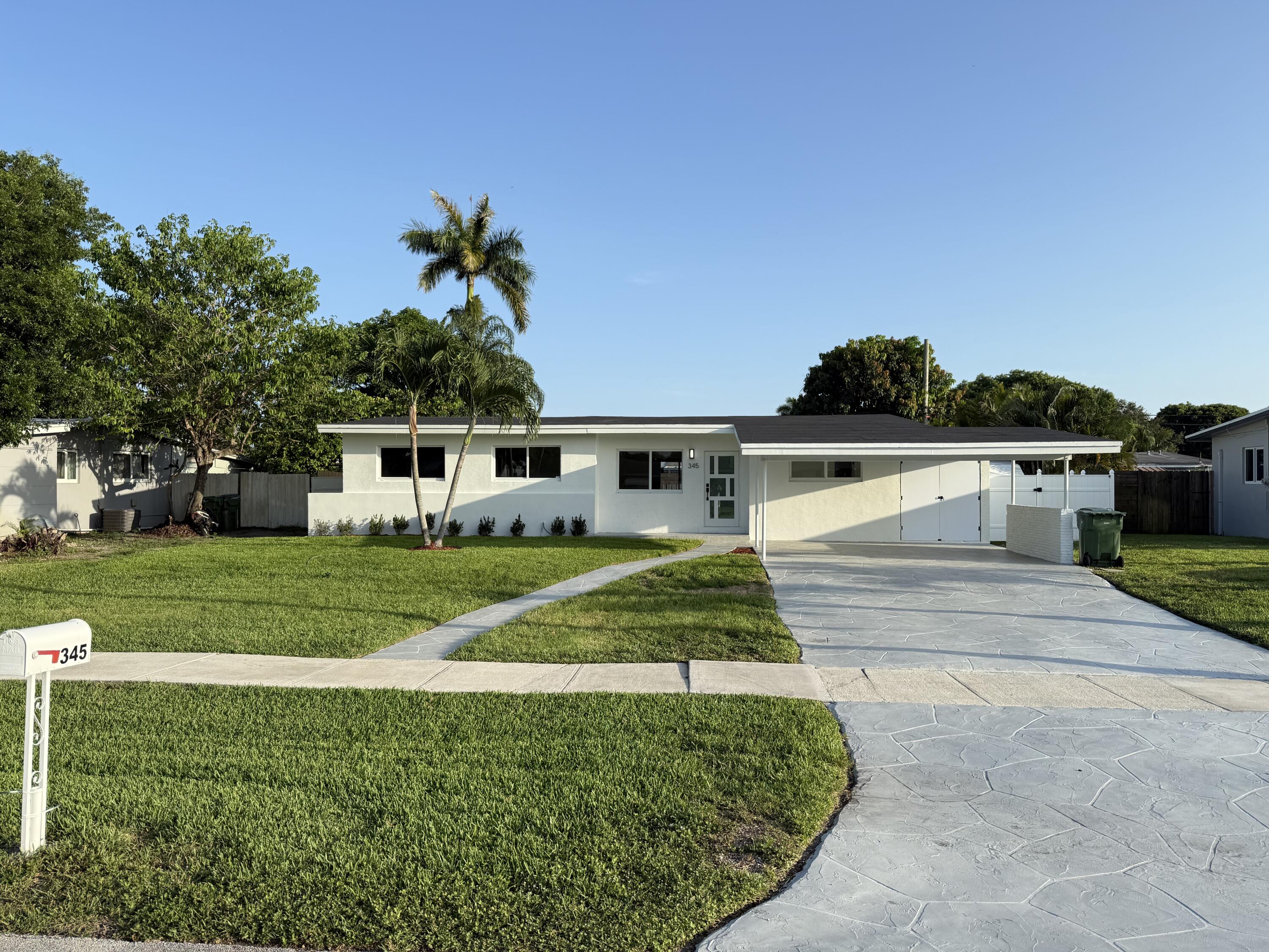 Property for Sale at 345 Pinehurst Road, Palm Springs, Miami-Dade County, Florida - Bedrooms: 4 
Bathrooms: 2  - $585,000