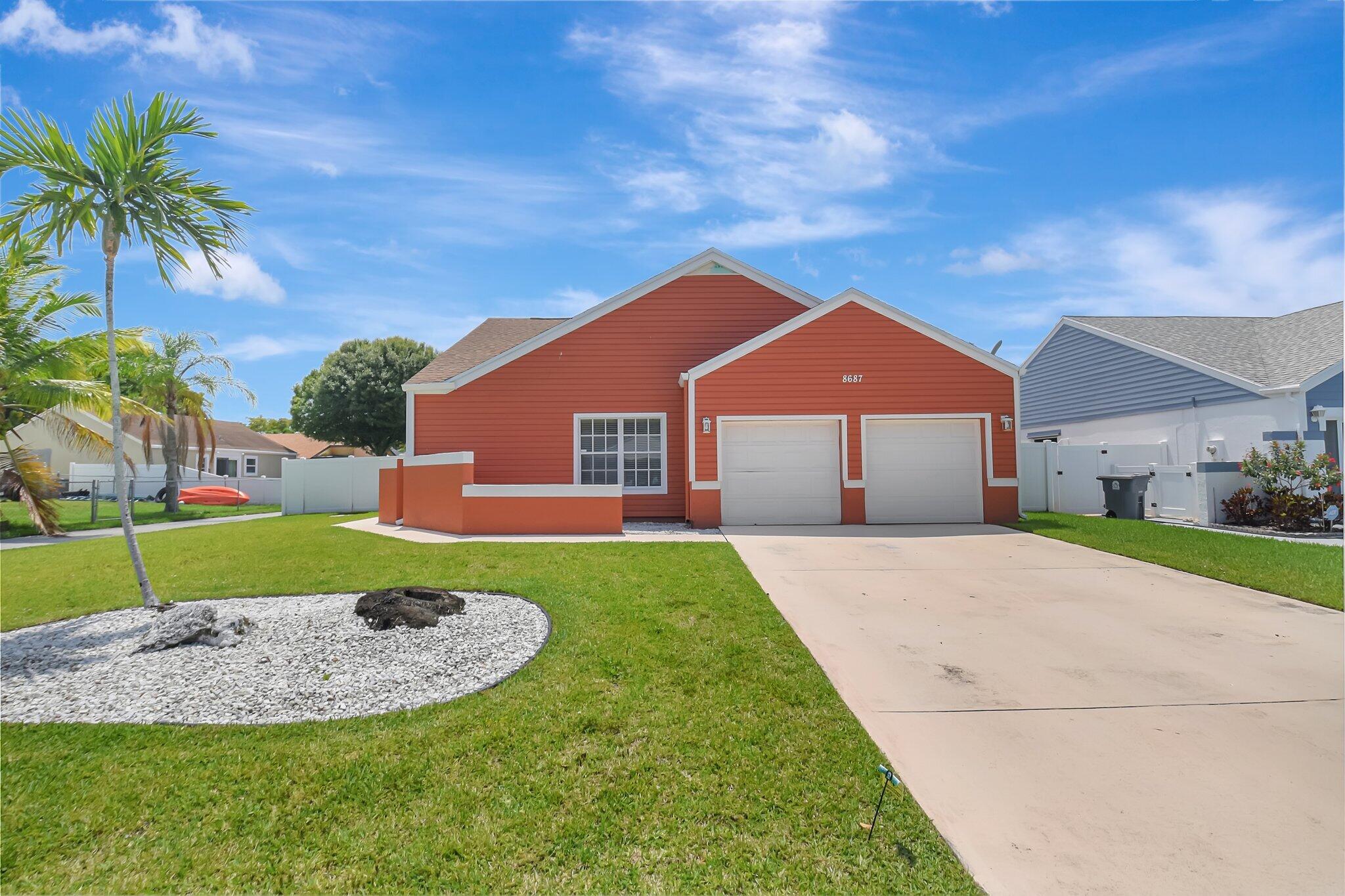 8687 Spring Valley Drive, Boynton Beach, Palm Beach County, Florida - 3 Bedrooms  
2 Bathrooms - 