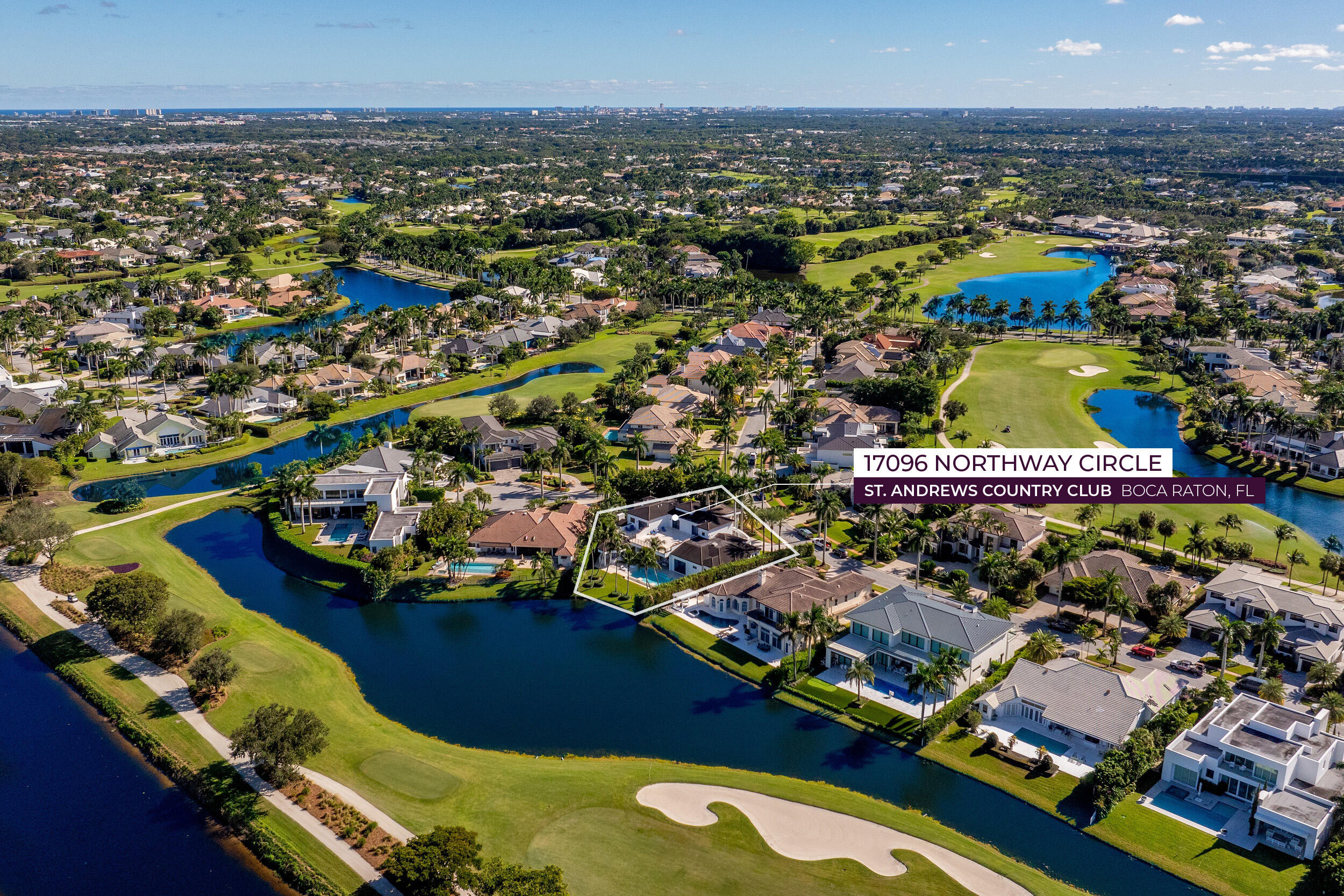 Property for Sale at 17096 Northway Circle, Boca Raton, Palm Beach County, Florida - Bedrooms: 6 
Bathrooms: 8.5  - $11,250,000