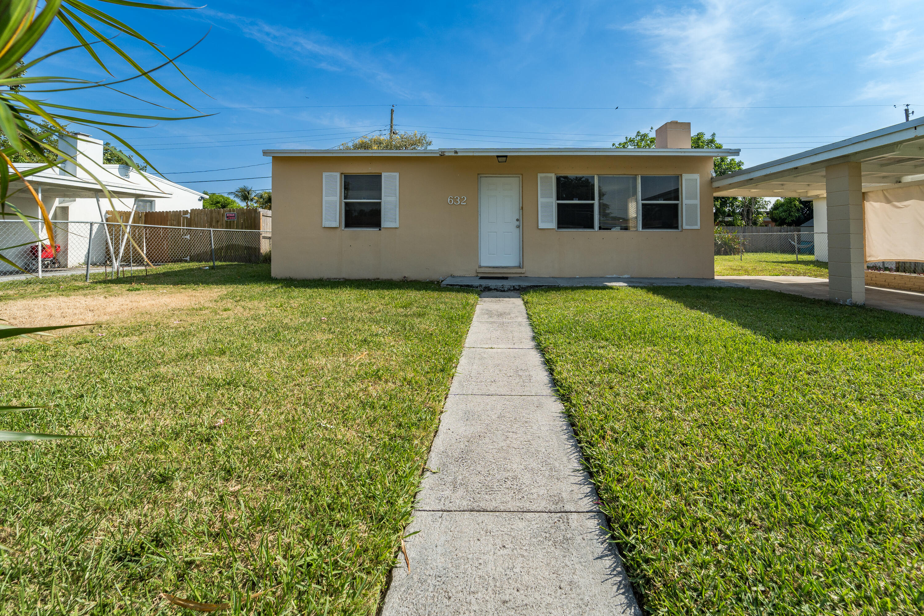 Property for Sale at 632 Beech Road, West Palm Beach, Palm Beach County, Florida - Bedrooms: 2 
Bathrooms: 1  - $309,900
