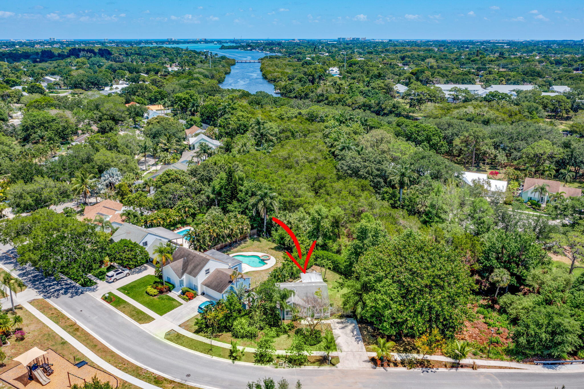 Property for Sale at 18020 Anchor Drive, Jupiter, Palm Beach County, Florida - Bedrooms: 2 
Bathrooms: 1  - $425,000