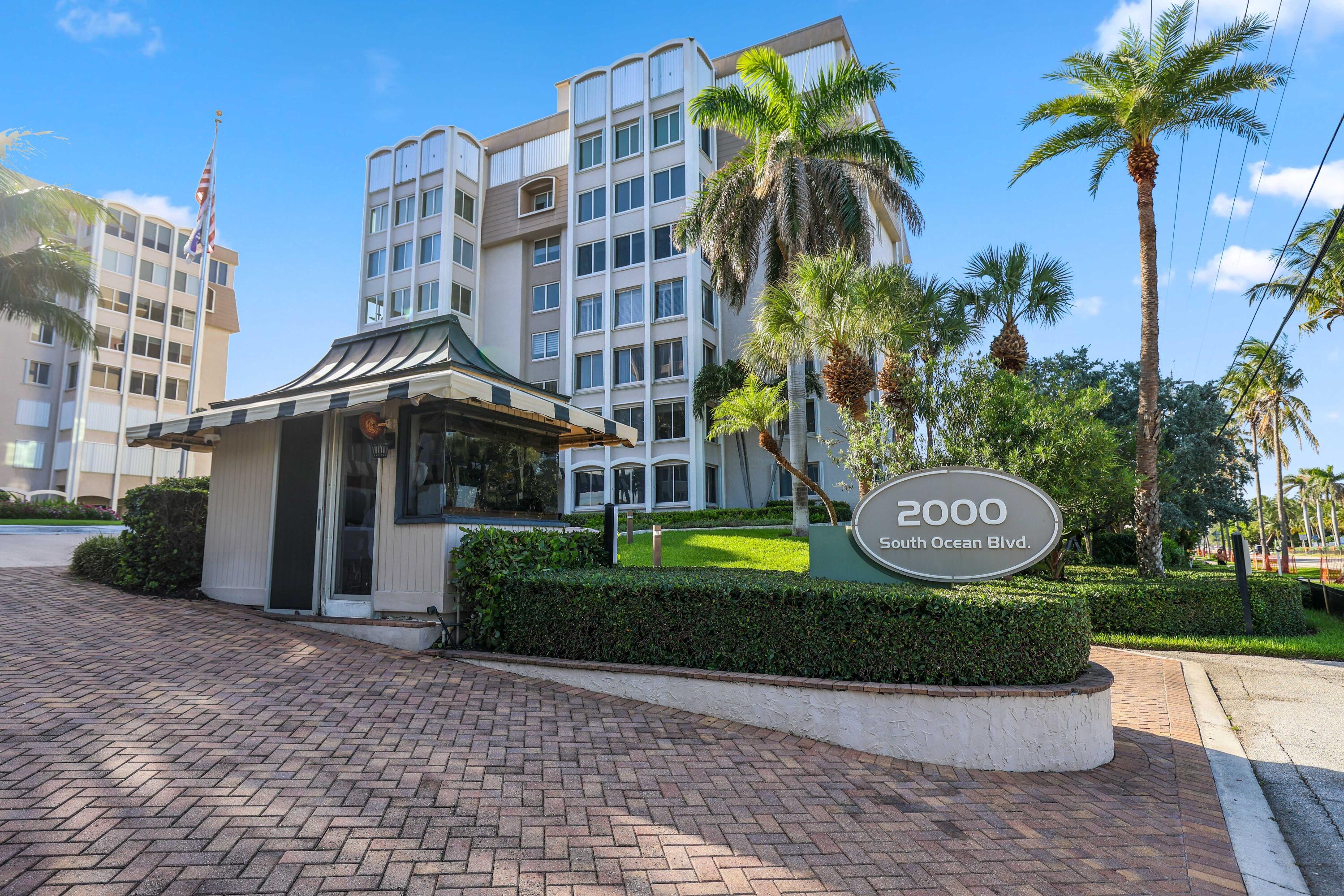 Property for Sale at 2000 S Ocean Boulevard 201, Delray Beach, Palm Beach County, Florida - Bedrooms: 3 
Bathrooms: 2  - $750,000