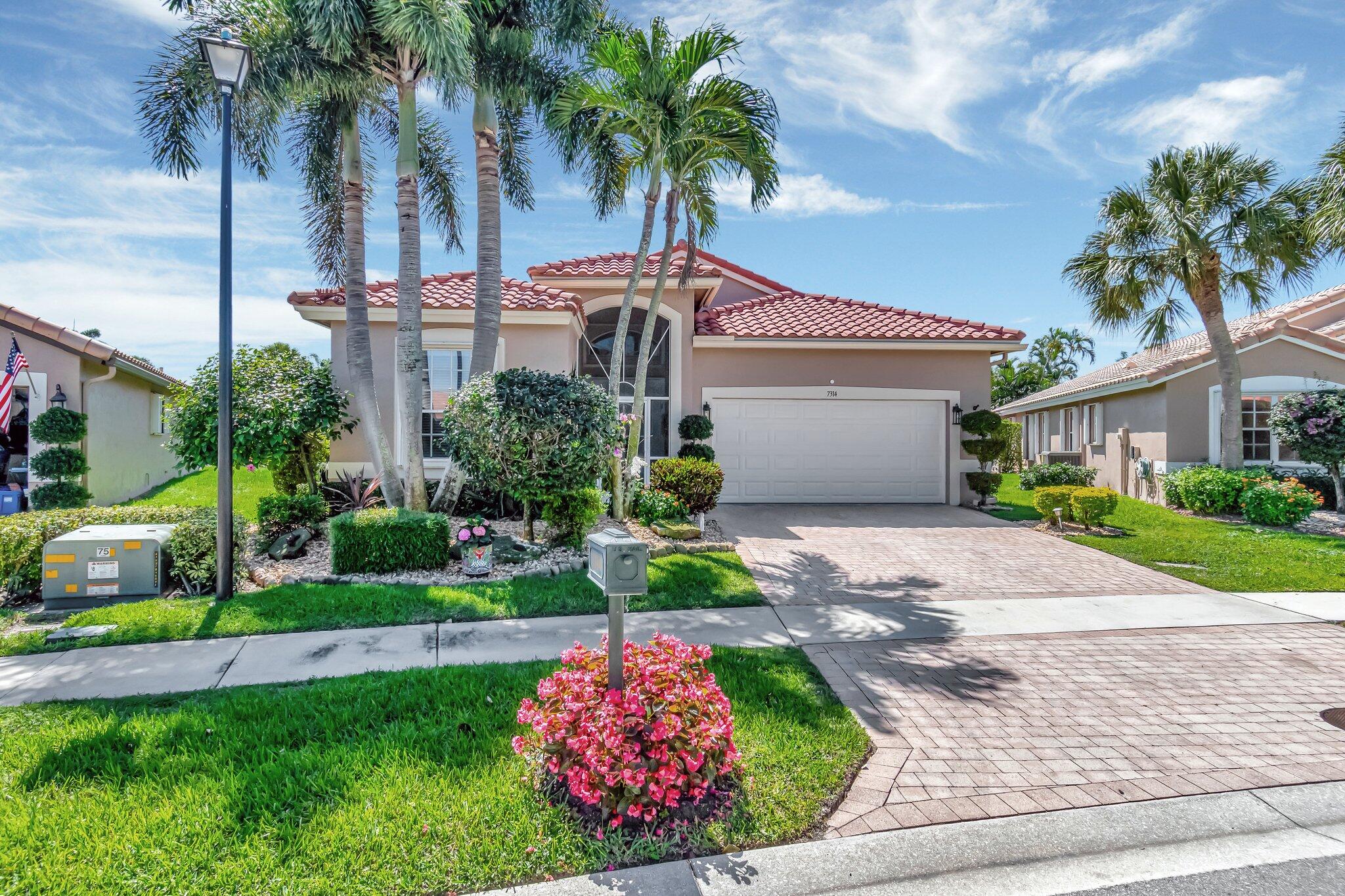 Property for Sale at 7314 Toscane Court, Boynton Beach, Palm Beach County, Florida - Bedrooms: 3 
Bathrooms: 2  - $534,900