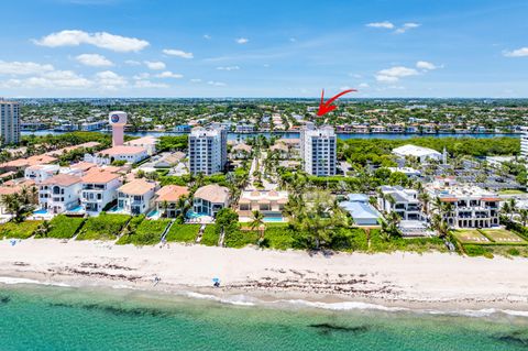 Photo of 3594 S Ocean Boulevard #703, Highland Beach, FL 33487 (MLS # RX-11116518)