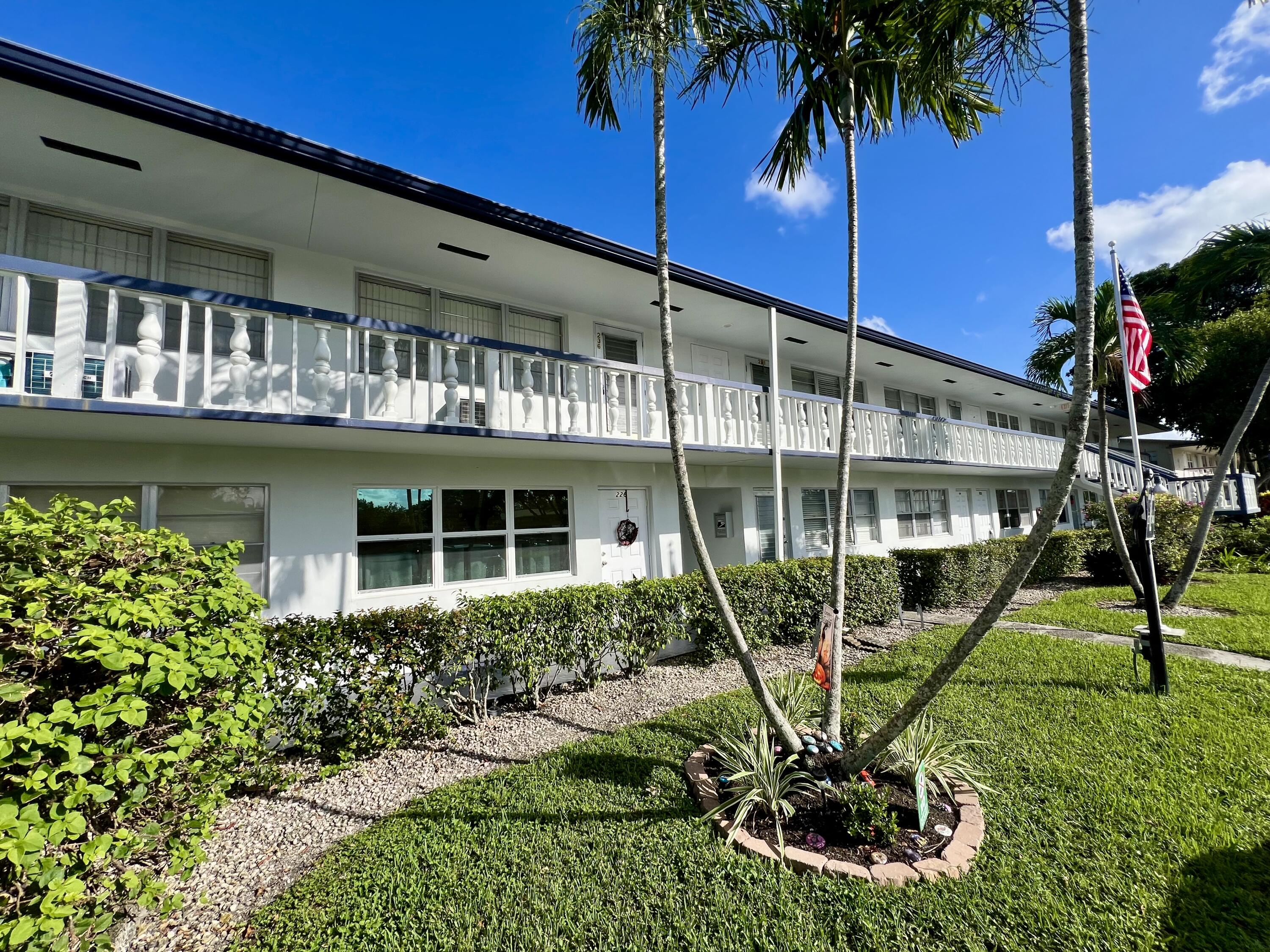 Property for Sale at 226 Northampton L, West Palm Beach, Palm Beach County, Florida - Bedrooms: 1 
Bathrooms: 1  - $97,500
