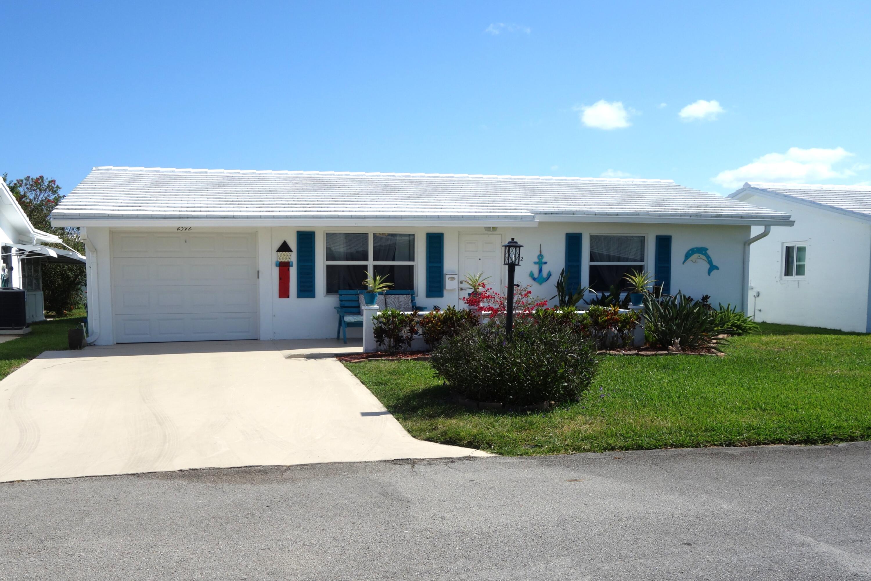 Property for Sale at 2392 Sw 10th Avenue, Boynton Beach, Palm Beach County, Florida - Bedrooms: 2 
Bathrooms: 2  - $325,000