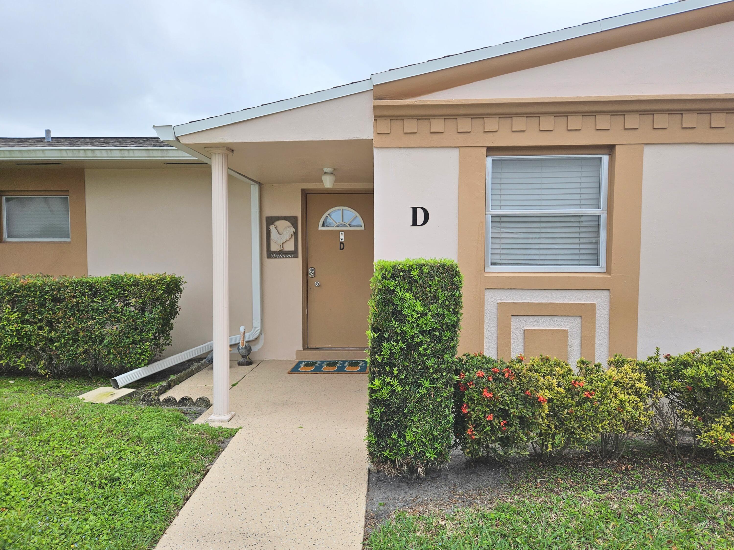 Property for Sale at 2592 Dudley Drive D, West Palm Beach, Palm Beach County, Florida - Bedrooms: 1 
Bathrooms: 1  - $108,000