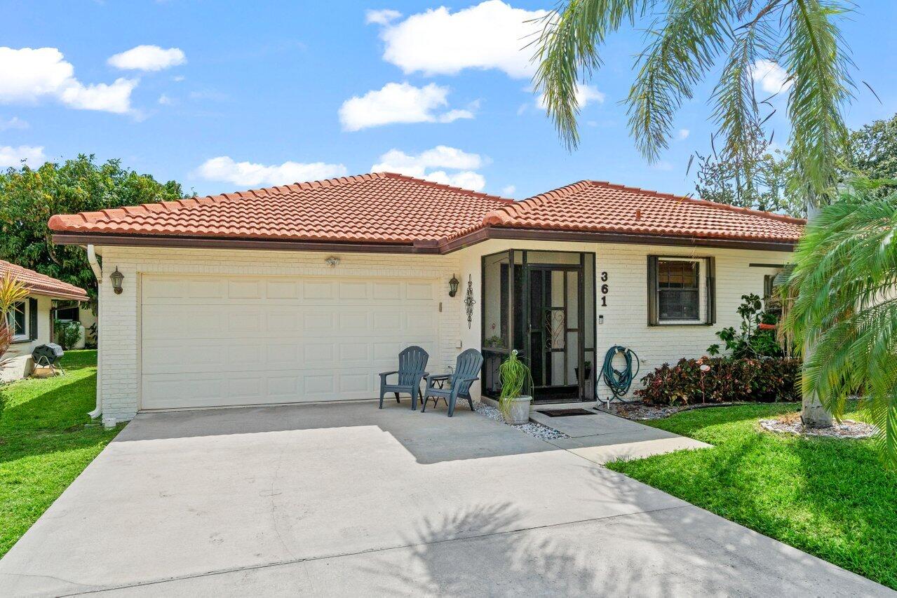 Property for Sale at 361 Knob Hill Boulevard, Boca Raton, Palm Beach County, Florida - Bedrooms: 2 
Bathrooms: 2  - $499,900