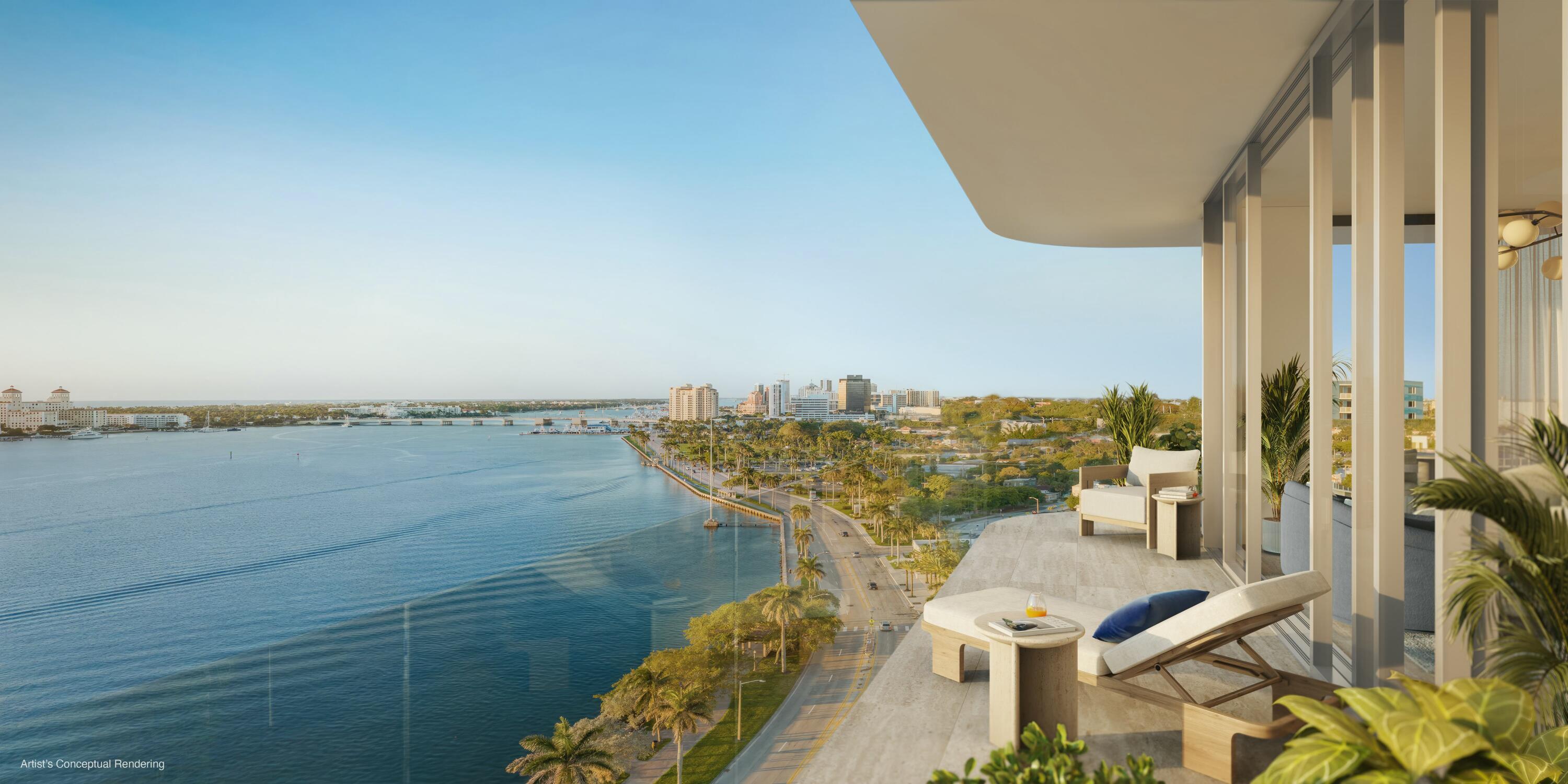 1717 N Flagler Drive 2206, West Palm Beach, Palm Beach County, Florida - 4 Bedrooms  
4.5 Bathrooms - 