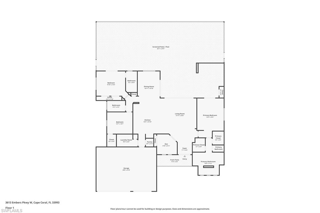Cape Coral, FL, 33993, US, 3 Bedrooms Bedrooms, ,3 BathroomsBathrooms,Residential,Active,1683844