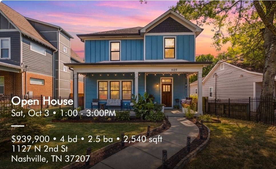 4-bed listing at 1127 N 2nd St, Nashville