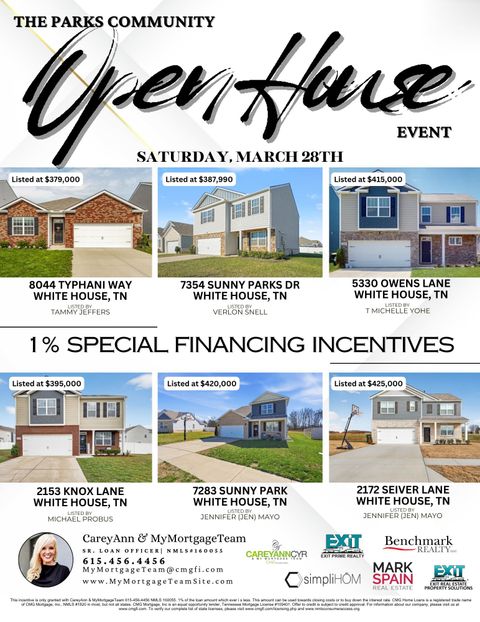 8044 Typhani Way White House TN 37188