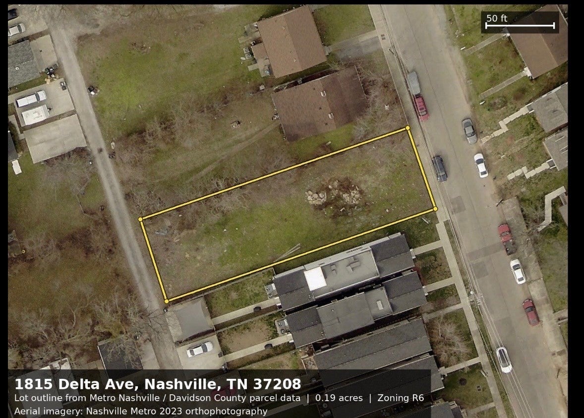 listing at 1815 Delta Ave, Nashville
