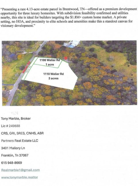 1110 Waller Rd Brentwood TN 37027