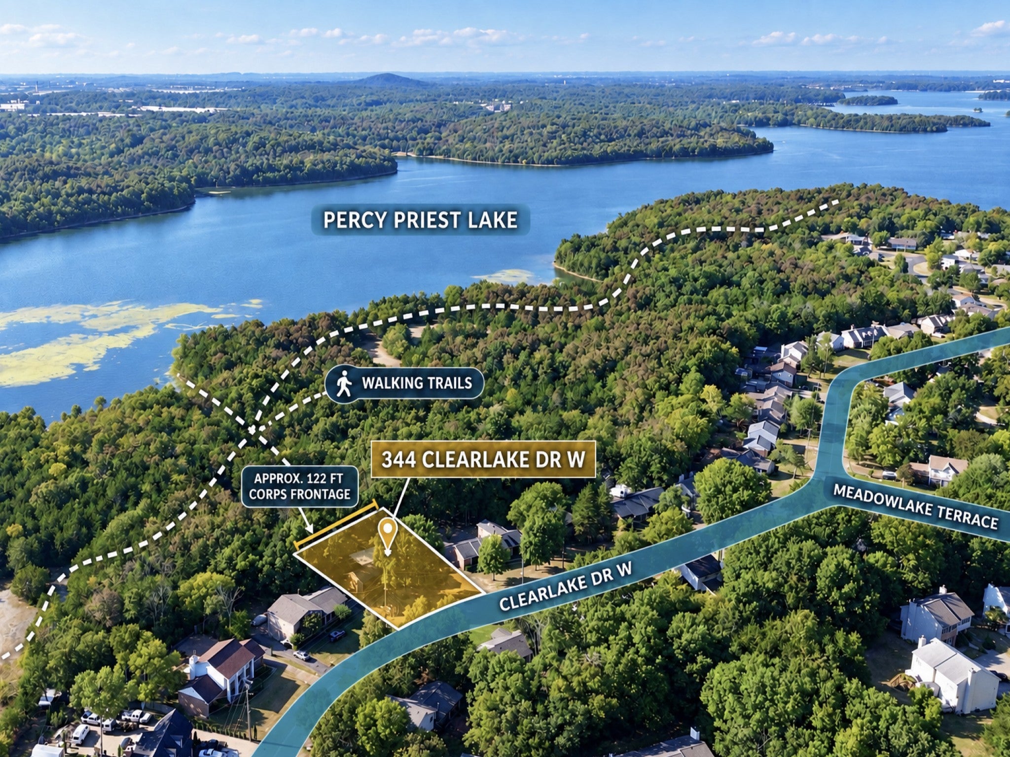 4-bed listing at 344 Clearlake Dr W, Nashville