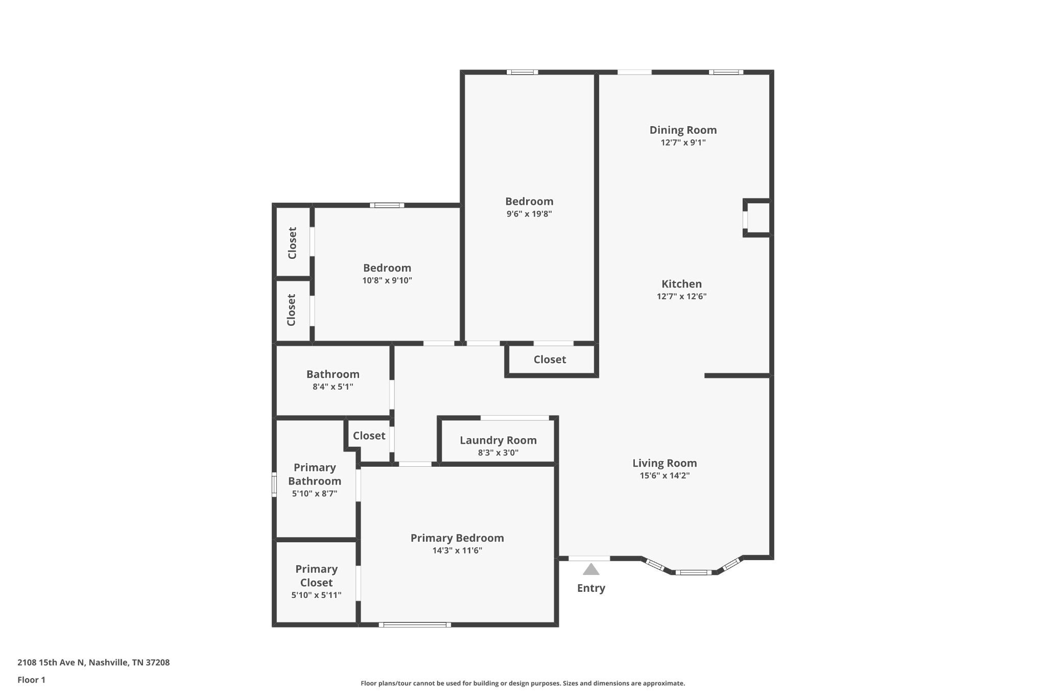 2108 15th Ave N, Nashville TN 37208 3-bed home, photo 5 of 5