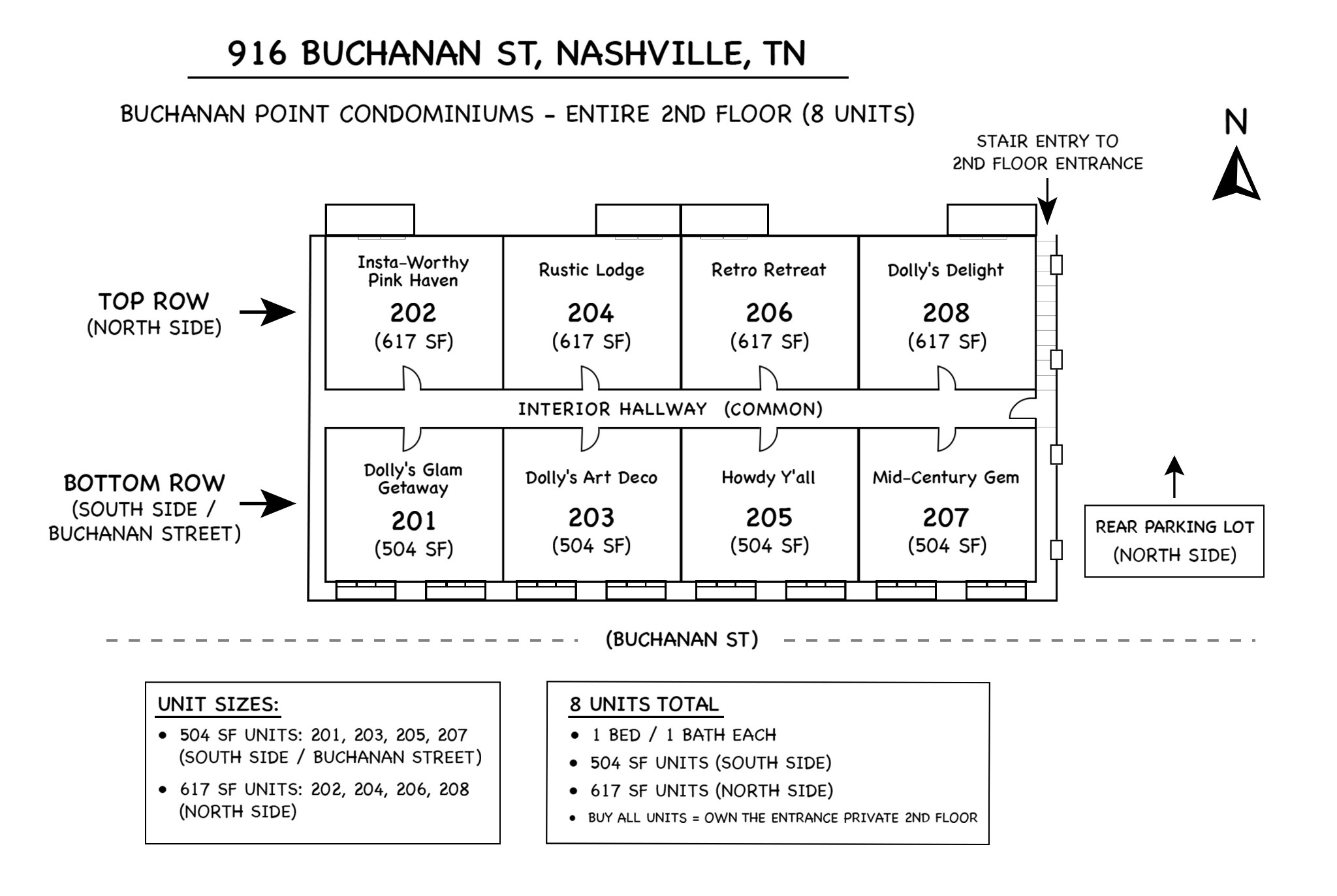 916 Buchanan St 201 - 208