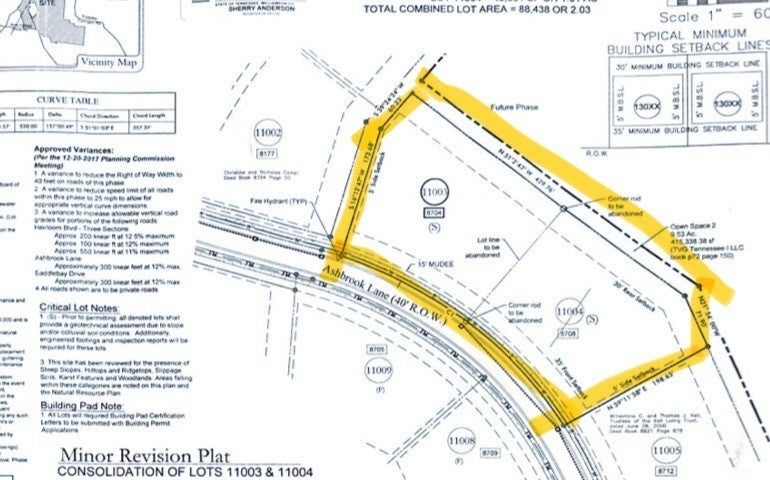 8704 Ashbrook Ln, College Grove TN 37046 0-bed lot, photo 4 of 10