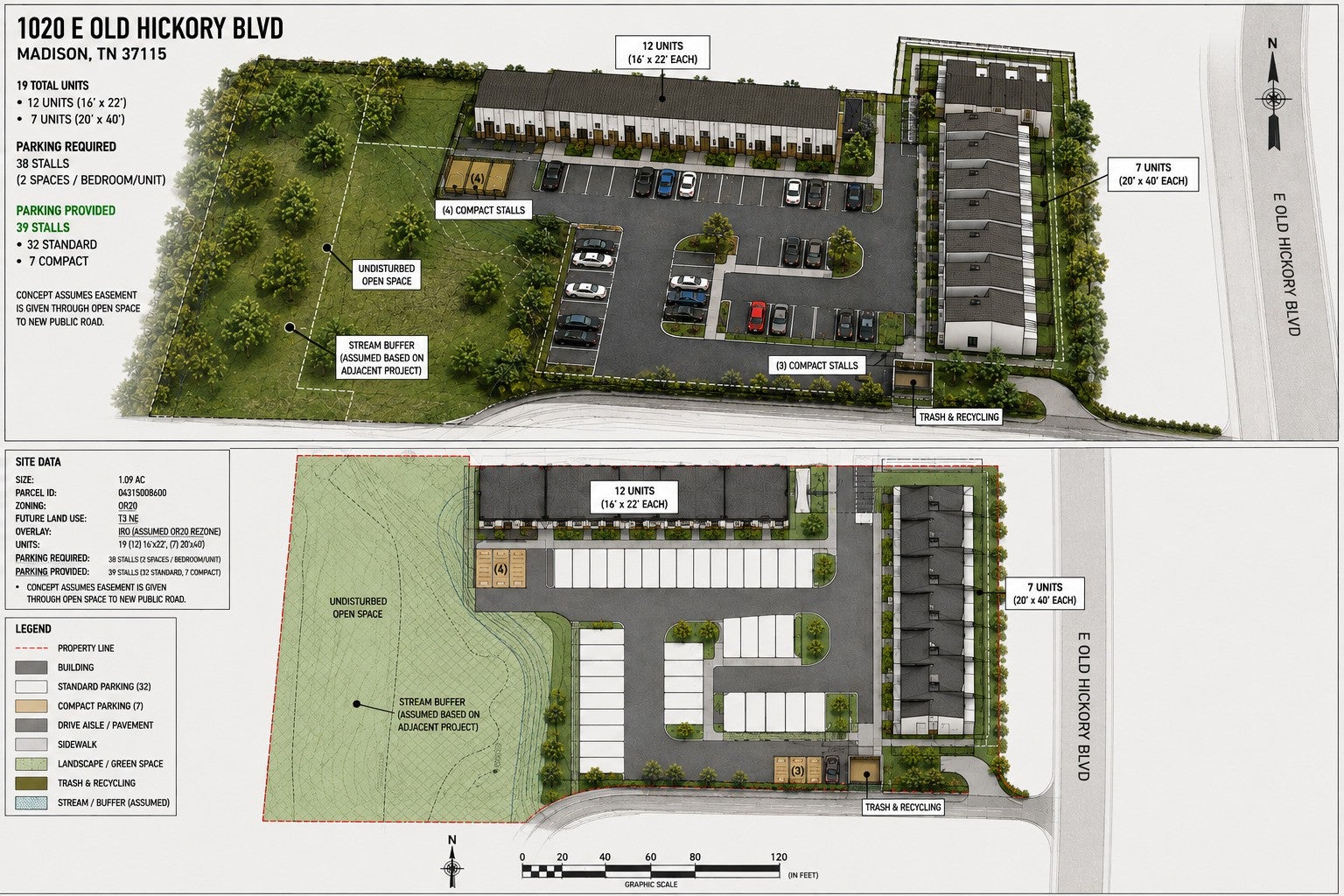 listing at 1020 E Old Hickory Blvd, Madison