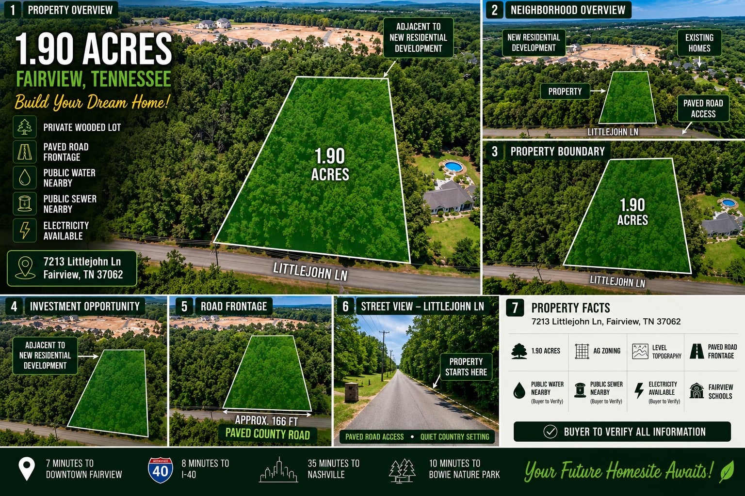 listing at 7213 Littlejohn Ln, Fairview