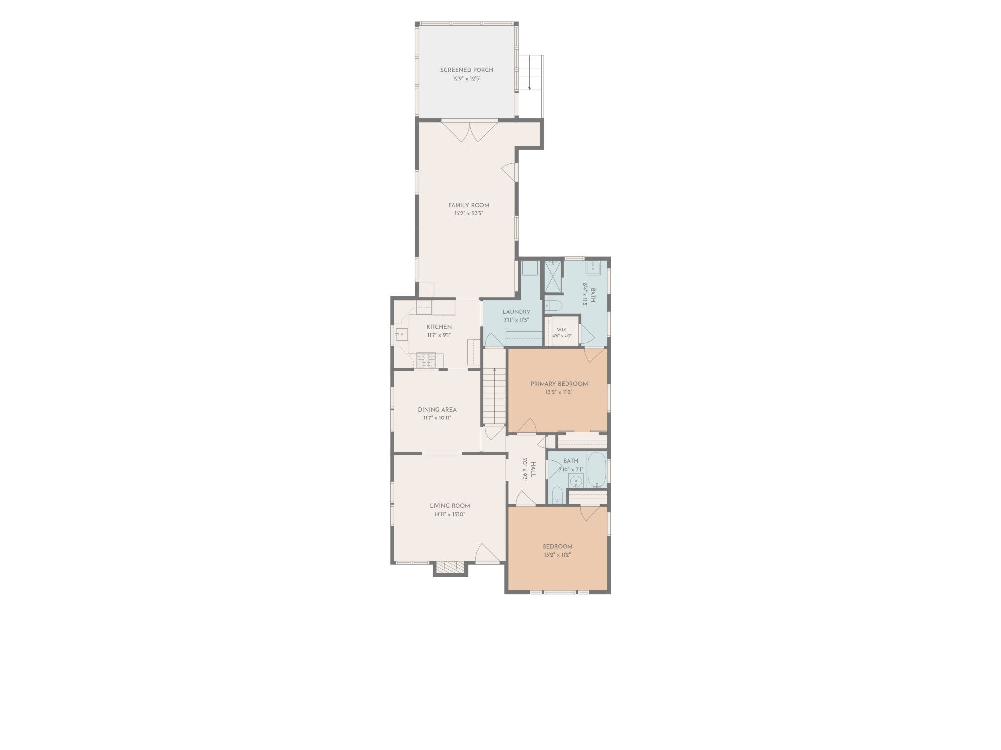 3-bed home sold in Nashville, TN 37216, 1207 Howard Ave 1207 Howard Ave, Nashville TN 37216 3-bed home, photo 3 of 5