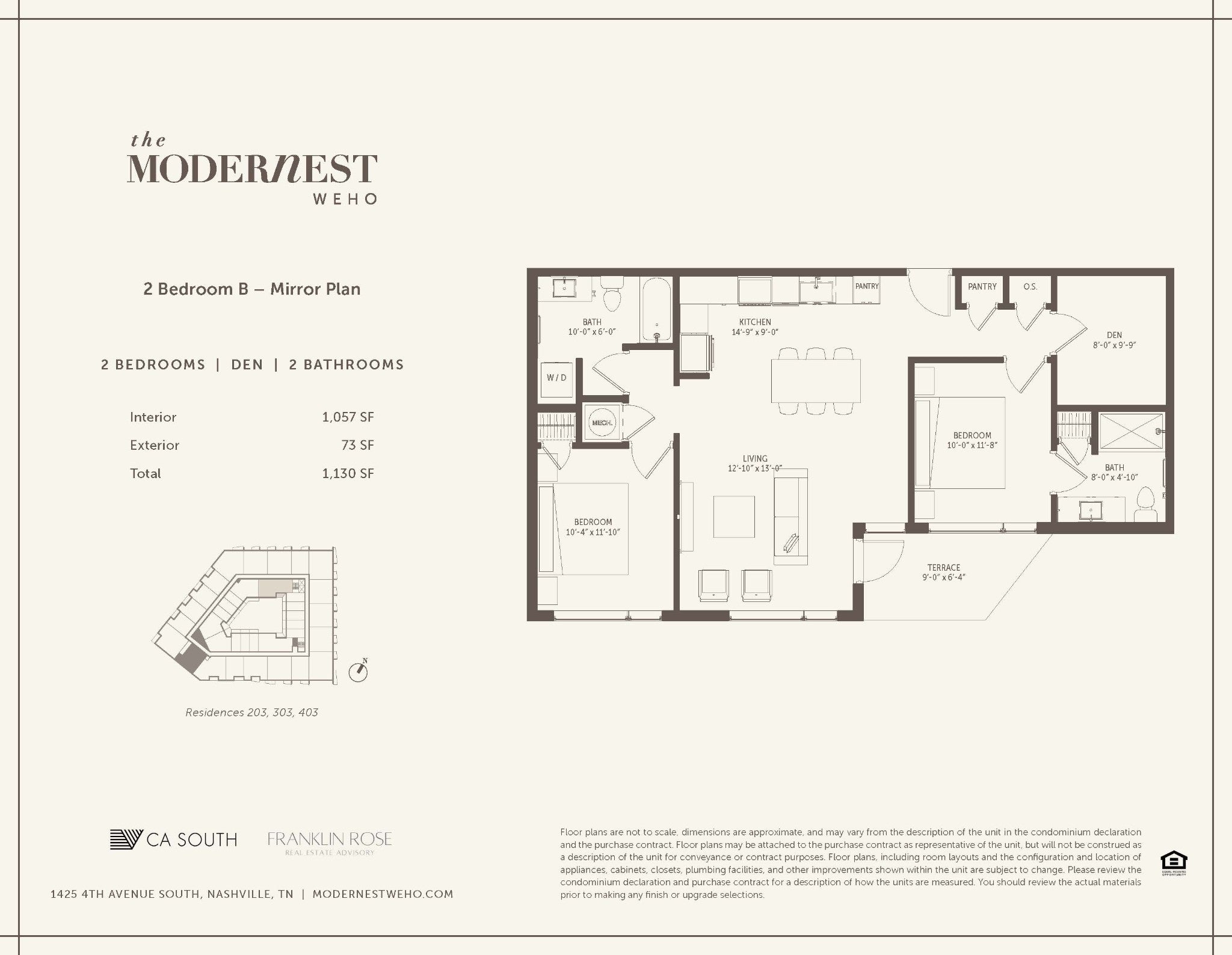 1425 4th Ave S Ave 203, Nashville TN 37210 2-bed condo, photo 2 of 23