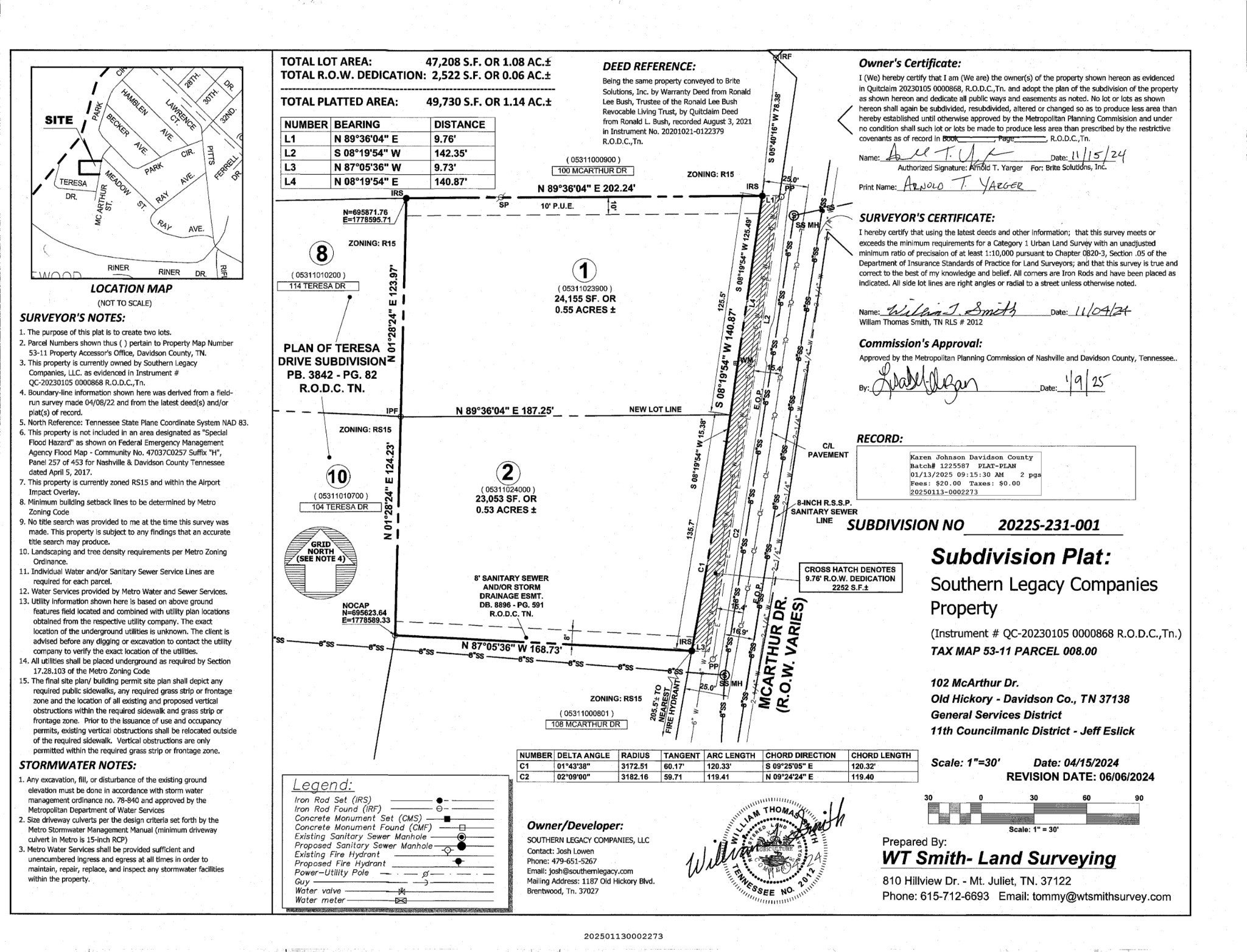 0-bed lot for sale in Old Hickory, TN 37138, 102 Mcarthur Dr 102 Mcarthur Dr, Old Hickory TN 37138 0-bed lot, photo 2 of 2
