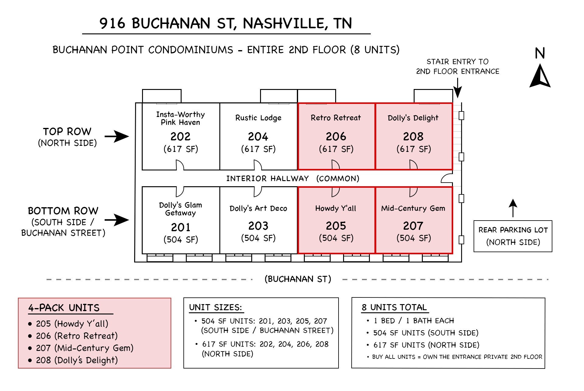 916 Buchanan St 205, 206, 207, 208