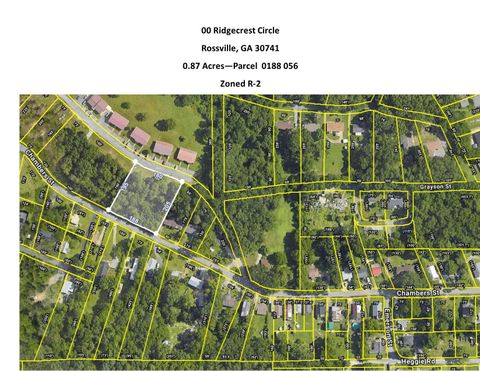 Vacant Land For Sale - 00 Ridgecrest Circle<br/> Rossville, GA 30741