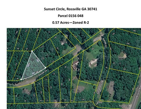 Vacant Land For Sale - 000 Sunset Circle<br/> Rossville, GA 30741
