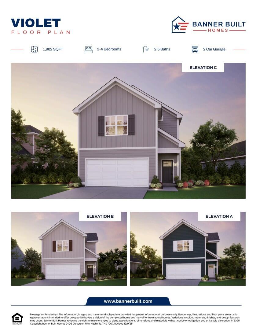 Violet Front Elevation