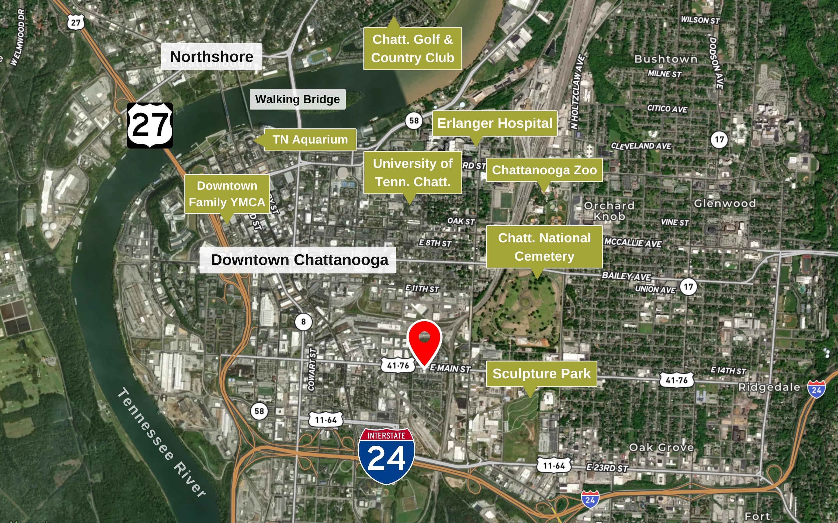 550 E Main Street #APT 102, Chattanooga, Tennessee image 35