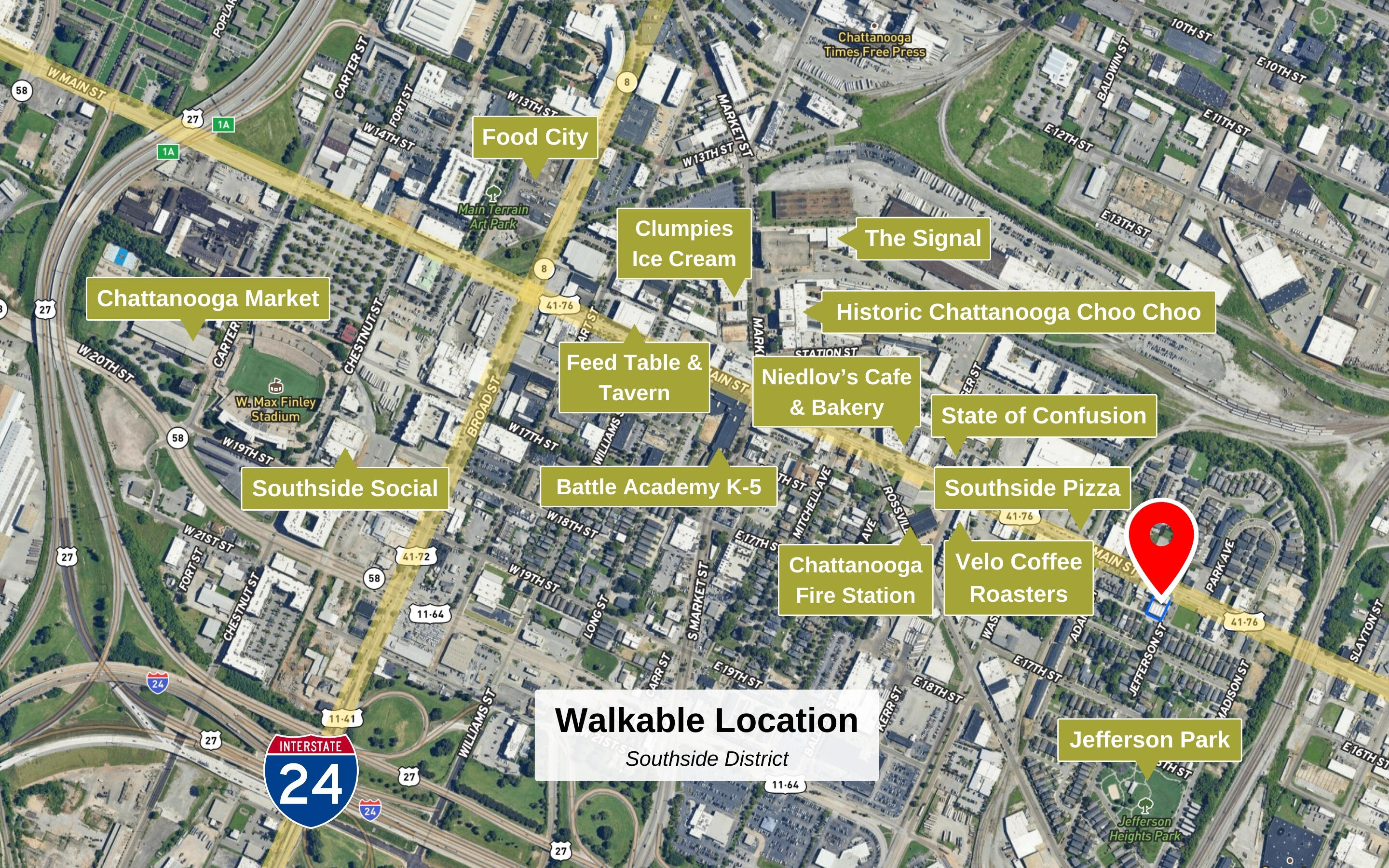 550 E Main Street #APT 102, Chattanooga, Tennessee image 34