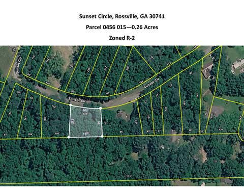 Vacant Land For Sale - 49 Sunset Circle<br/> Rossville, GA 30741