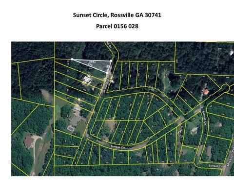 Vacant Land For Sale - 64 Sunset Circle<br/> Rossville, GA 30741