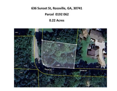 Vacant Land For Sale - Sunset Street<br/> Rossville, GA 30741