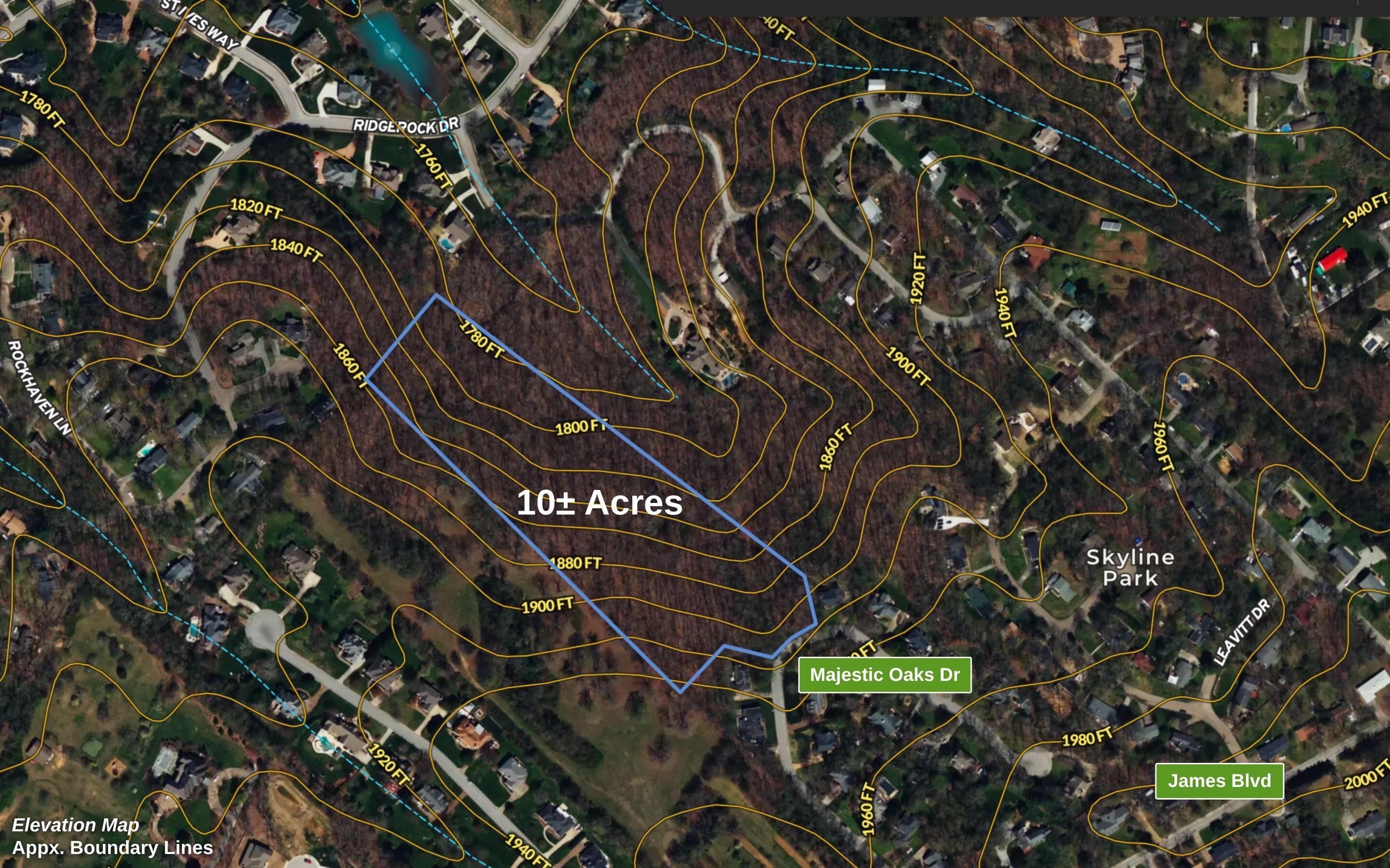 10 Acres Majestic Oaks Drive