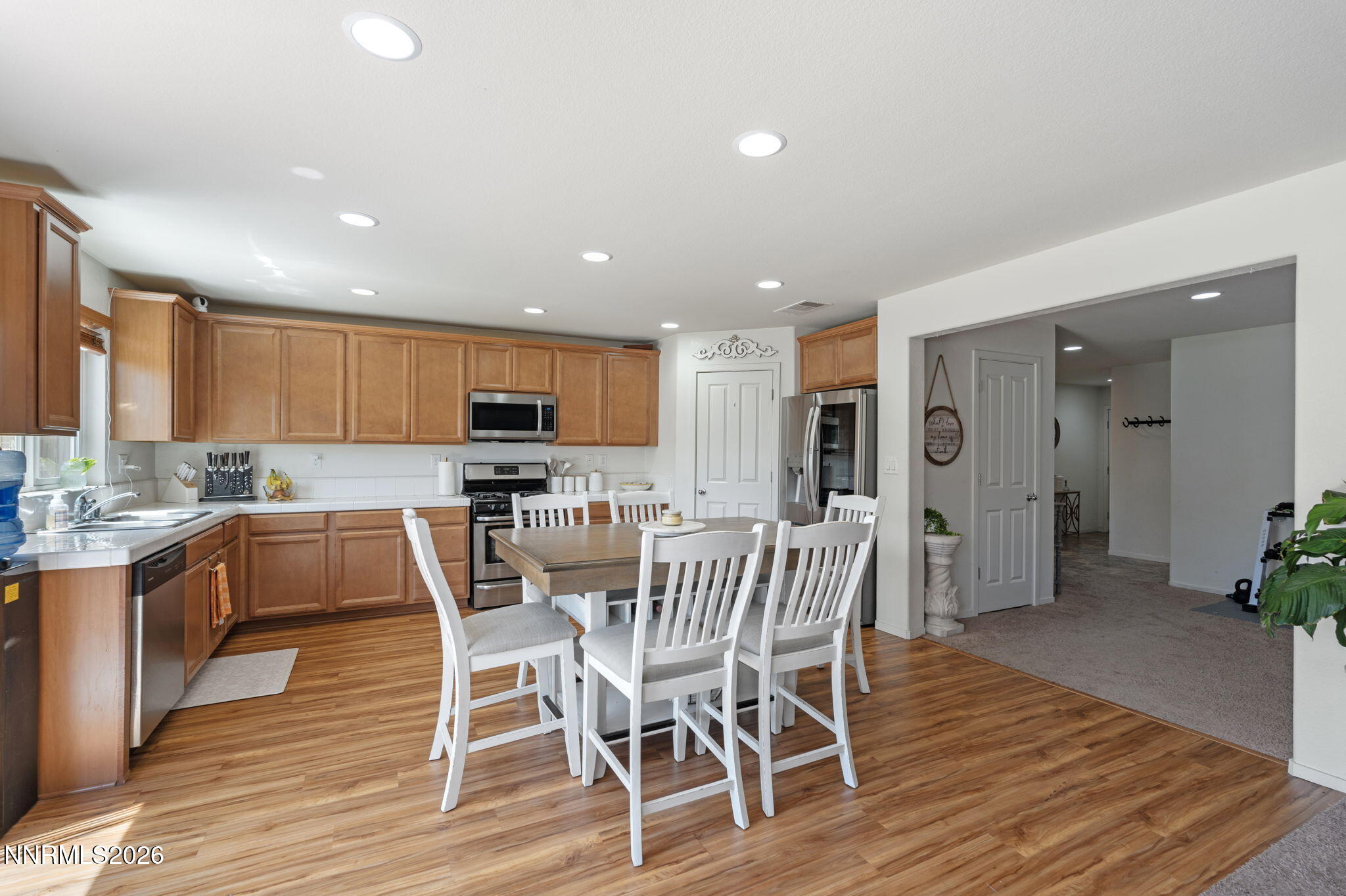 Kitchen From Living Room