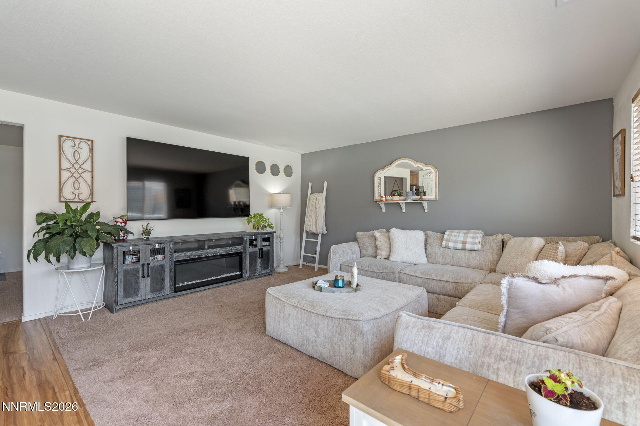 Living Room From Back Door