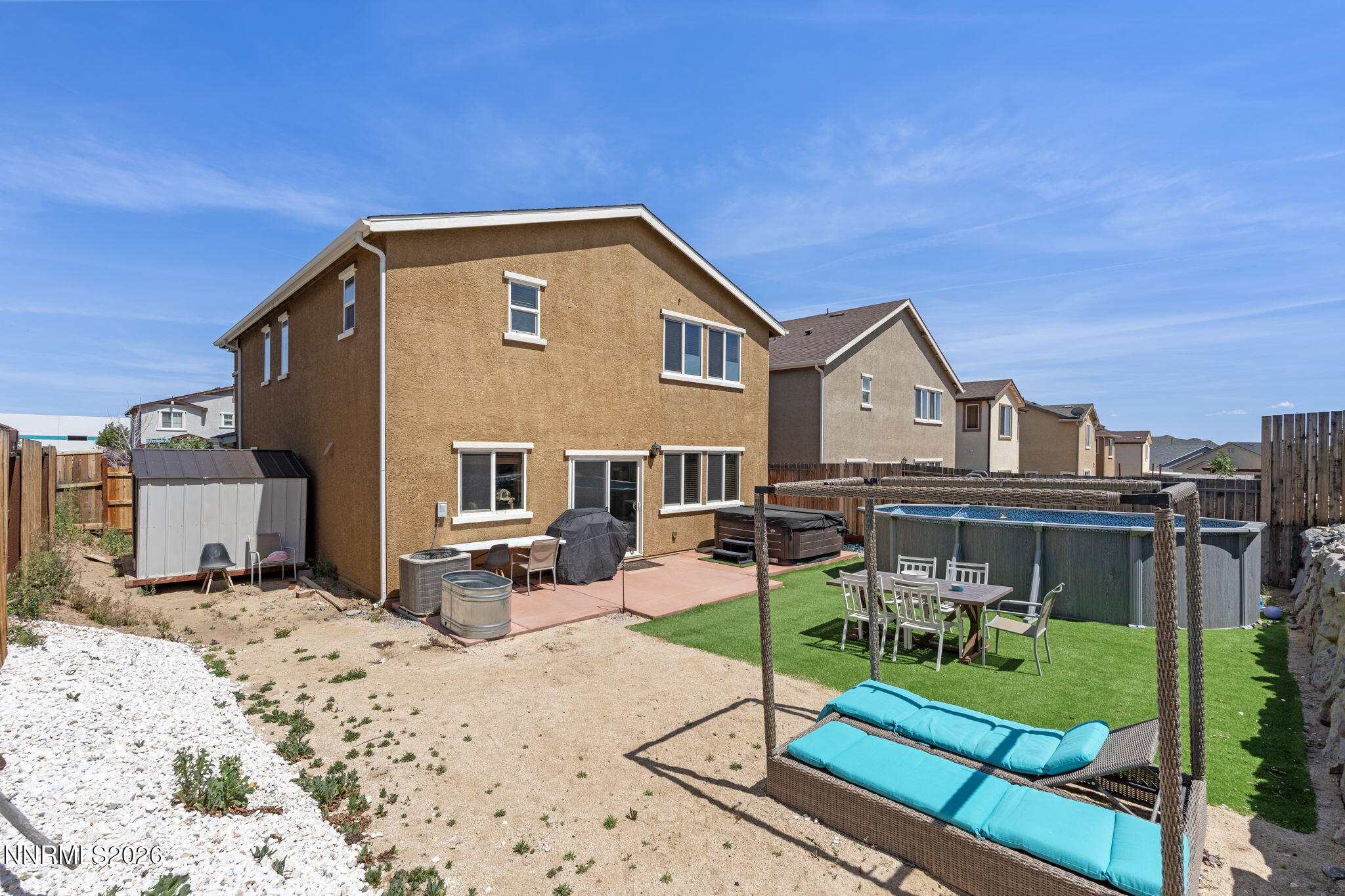 Back Yard with House