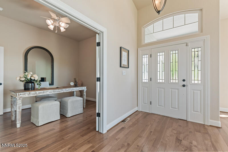 Entry interior office