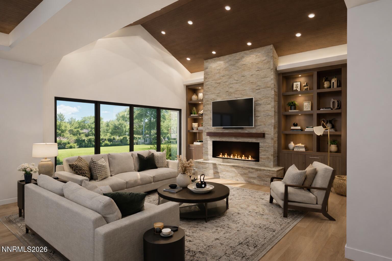 Fireplace render day