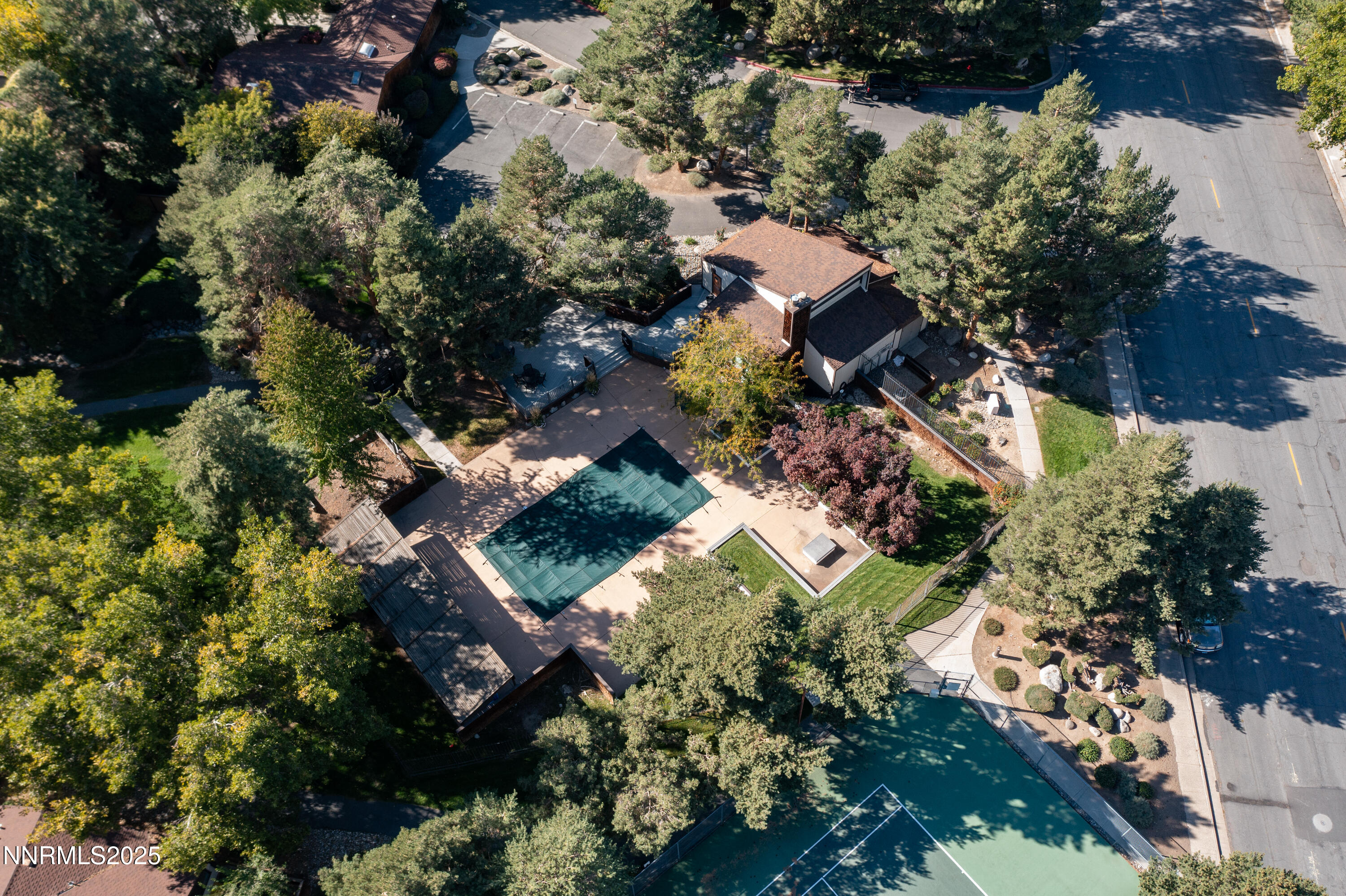 Clubhouse Pool Aerial