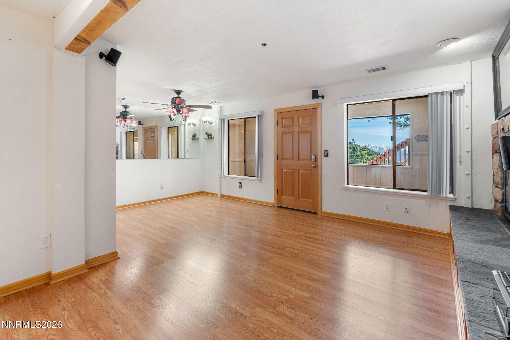 Living room and dining